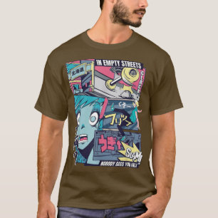 Anime Vaporwave Skater Cool Fun Retrowave 80er Car T-Shirt