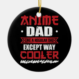 Anime-Vater Lustig Vatertag Otaku Manga Männer Keramik Ornament