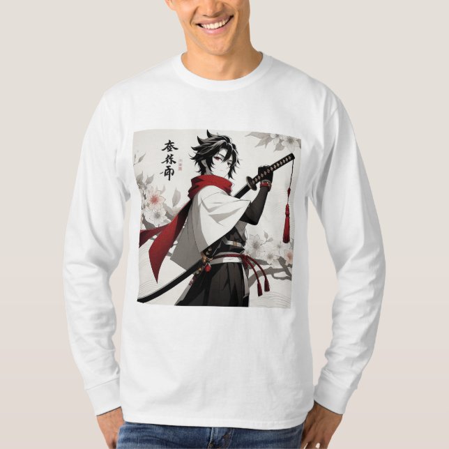 Anime Vibes Long Sleeve T-Shirt (Vorderseite)