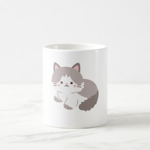 Anime Vibes Tasse - Niedlich und Cool Sticker Styl