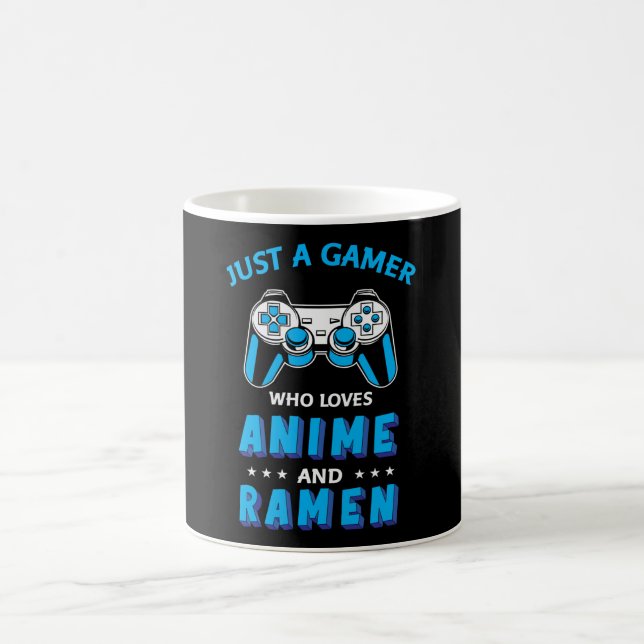 Anime, Video Games & Ramen Kaffeetasse (Mittel)