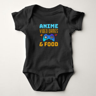 Anime, Videospiele und Lebensmittel   Schönes Desi Baby Strampler