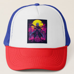 Anime Violet - Bold & Dreamy Ästhetik Truckerkappe