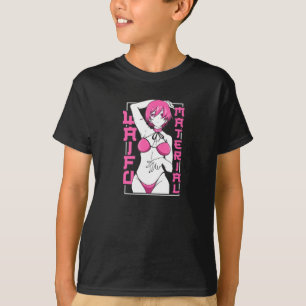 Anime Waifu Material Japanisch Anime Lover T-Shirt