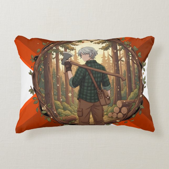 Anime-Waldhüter Dekokissen (Vorderseite)