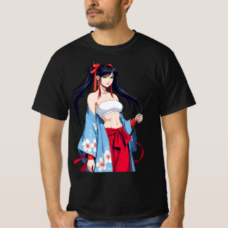 Anime Warrior Spirit Kimono T-Shirt