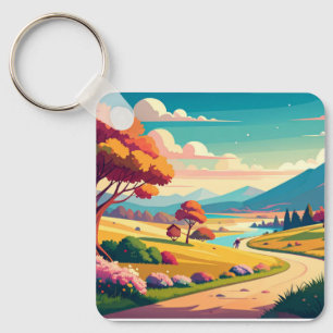Anime-Welt Schlüsselanhänger