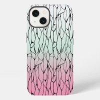 Anime White and Pink Monarch Butterfly Handy Case