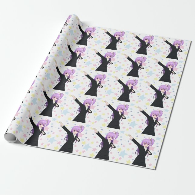 Anime Wrapping Paper Geschenkpapier (Ungerollt)