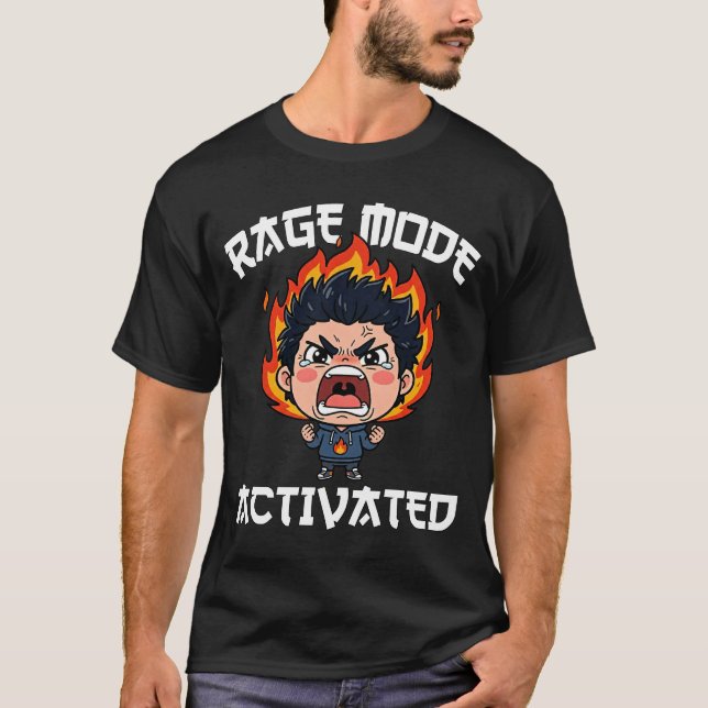 ANIME - WUT-MODUS AKTIVIERT T-Shirt (Vorderseite)