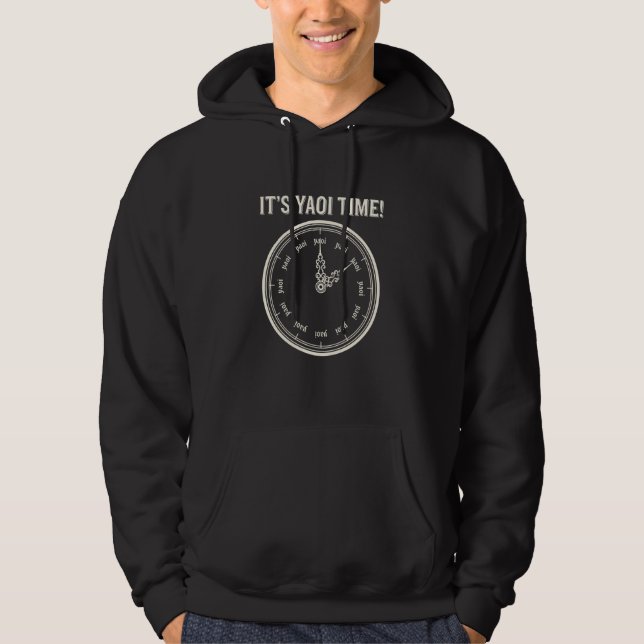 Anime Yaoi Clock, It's Yaoi Time! BL Otaku Manga F Hoodie (Vorderseite)