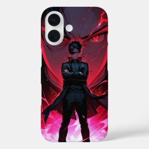 Anime-Zeichen in einem Anzug iPhone 16 Hülle