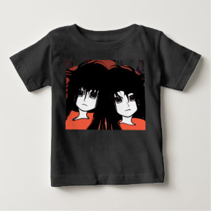 Anime-Zwillinge Baby T-shirt