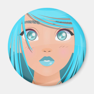 ANIMECARTOONMÄDCHEN MAGNET