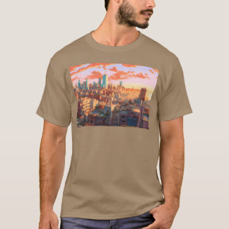 Animeel Aviv Eine dynamische Anime-inspirierte Sta T-Shirt