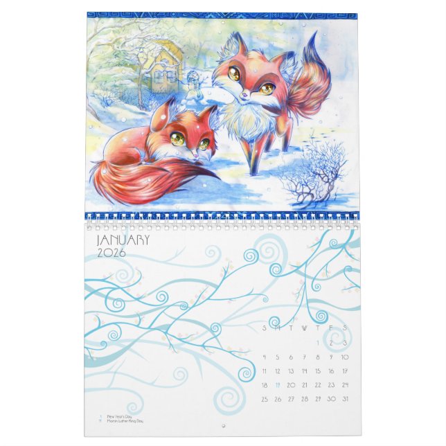 Animekunst 2014 kalender (Jan 2026)