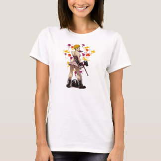 Animepaintball-Mädchen-T - Shirt