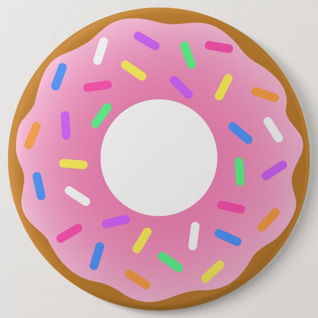 Animierte Donuts Button (Vorderseite)