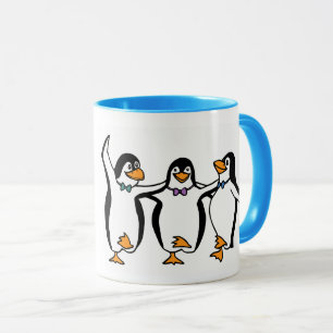 Animierte Tanzpinguine Tasse
