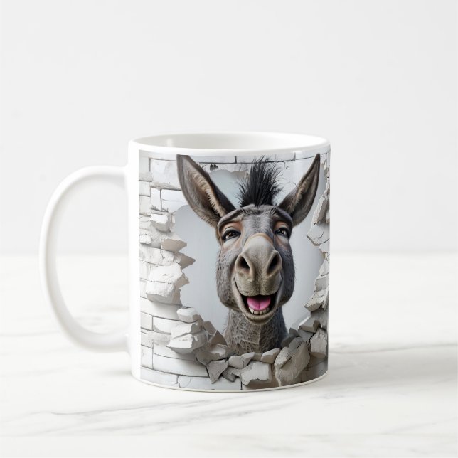 Animierter Donkey's Head erscheint Breaking Wand Kaffeetasse (Links)