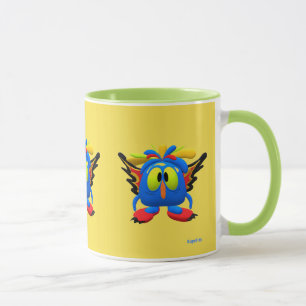 Animierter Monster-Charakter-Eule-Vogel Tasse