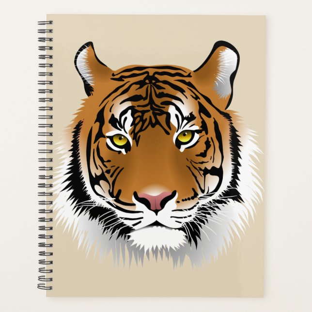 Animierter Tiger-Hintergrund Planer (Vorderseite)