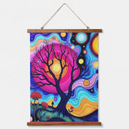 ANIMISM WANDTEPPICH MIT HOLZRAHMEN