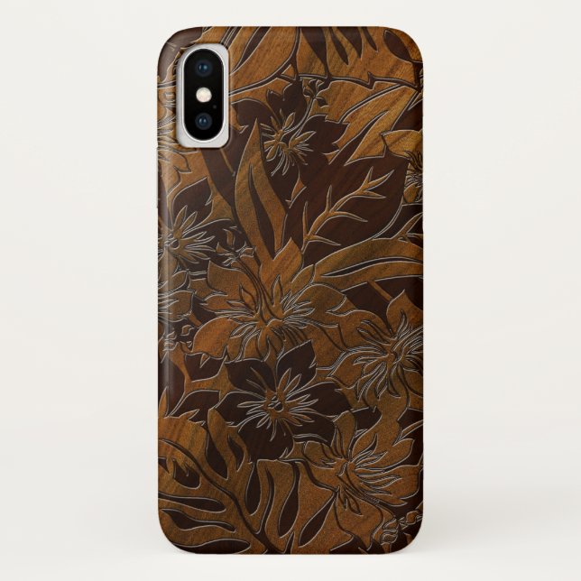 Anini Beach Imitate Wood Hawaiian iPhone 7 Fall Case-Mate iPhone Hülle (Rückseite)