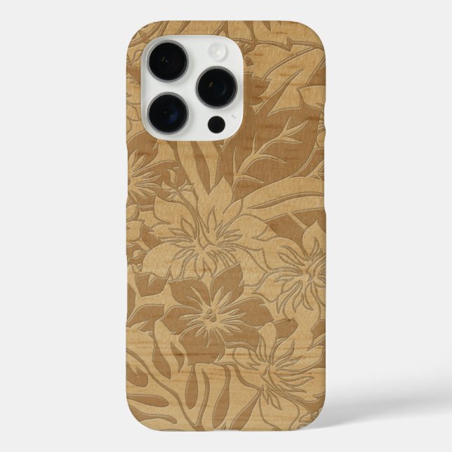 Anini Beach Imitate Wood Hawaiian Maple Case-Mate iPhone Hülle (Rückseite)