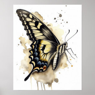 Anise Frack Butterfly Art Print Poster