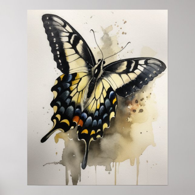 Anise Frack Butterfly Art Print Poster (Vorne)