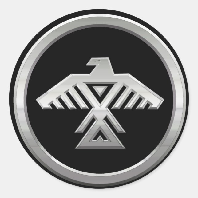 Anishinaabe-Aufkleber Runder Aufkleber (Vorderseite)