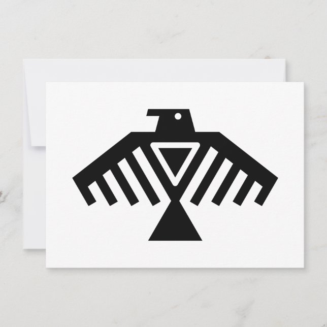 Anishinaabe-Rez-Party Einladung (Vorderseite)