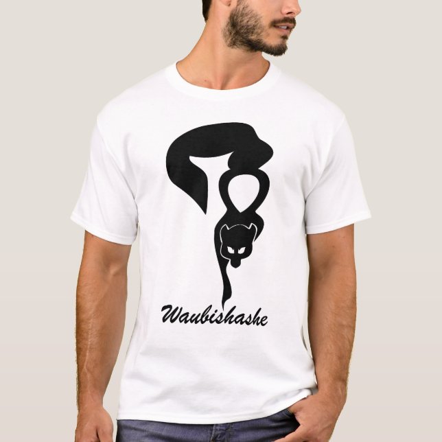 Anishinabek Dodem Waubishashe T - Shirt (Vorderseite)
