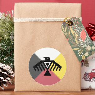 anishinaierbar runder aufkleber