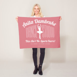 Anita Dambremse Dance Studio Fleece Blanket