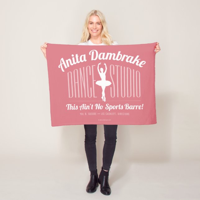 Anita Dambremse Dance Studio Fleece Blanket (Beispiel)
