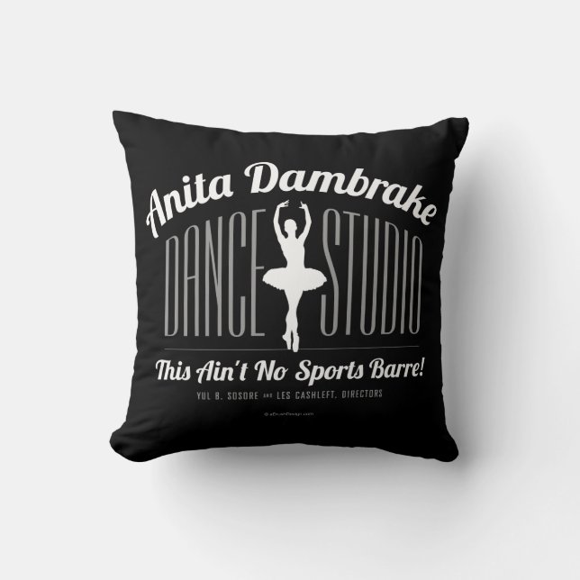 Anita Dambremse Dance Studio Kissen (Vorderseite)