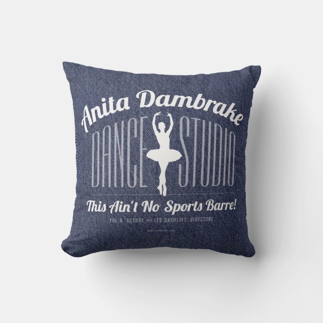 Anita Dambremse Dance Studio Throw Kissen (Vorderseite)