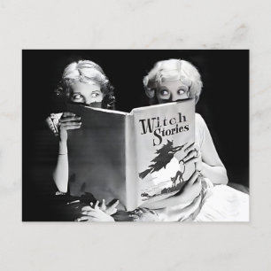 Anita Page & Gwen Lee Movie Stars, Halloween Foto Postkarte