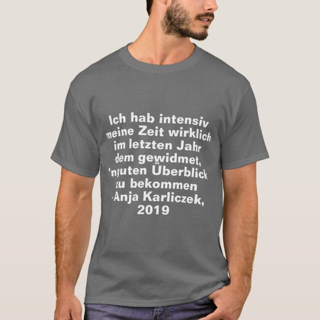 Anja Karliczek Special T-Shirt (Vorderseite)