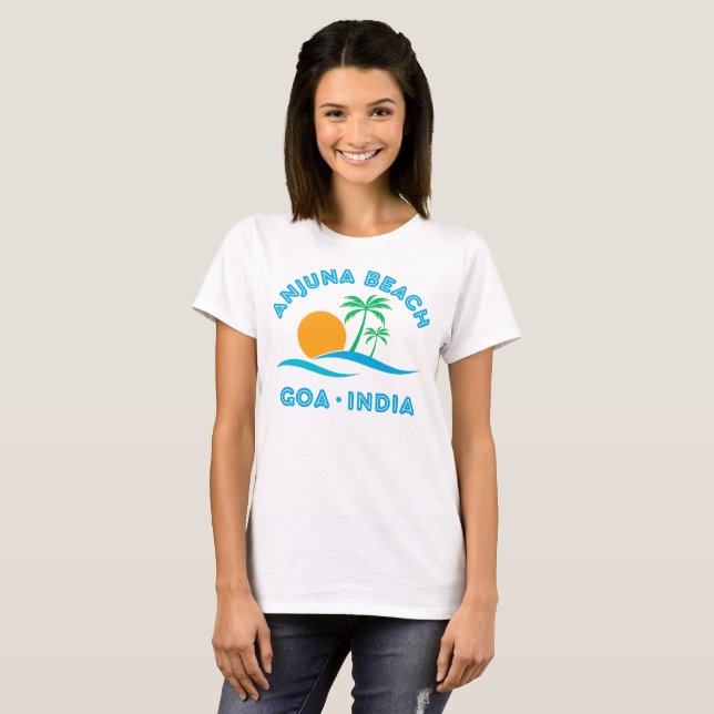 ANJUNA BEACH-GOA INDIEN T-Shirt (Vorne ganz)