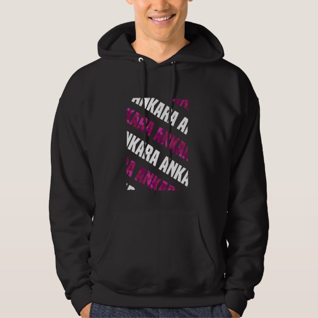 Ankara Camouflage Pattern Pink Camouflage Hoodie (Vorderseite)