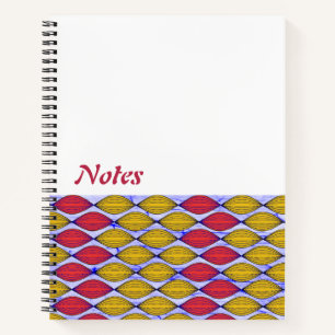 Ankara Gewebe Muster helle Farbe Notebook Notizbuch