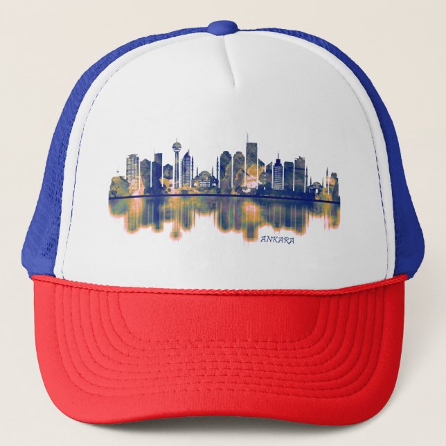 Ankara Skyline Truckerkappe (Vorderseite)