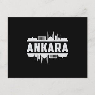 Ankara Türkei City Skyline Cityscape Funny Gift Postkarte