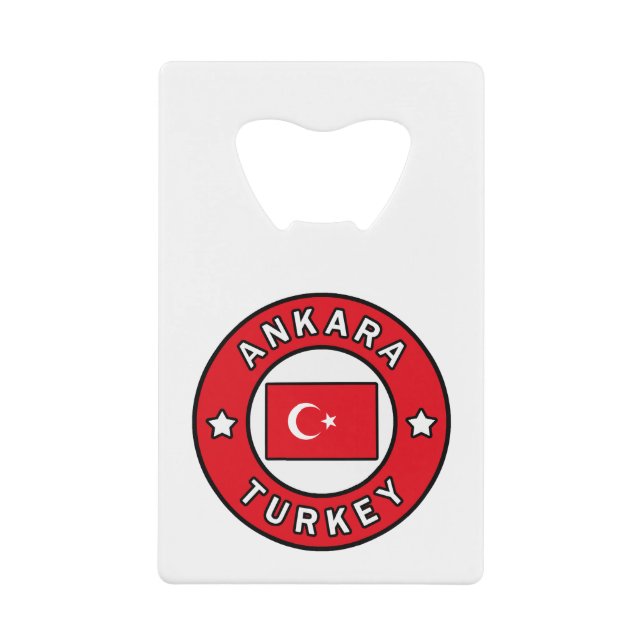 Ankara Türkei Geldbeutel Flaschenöffner (Vorderseite)