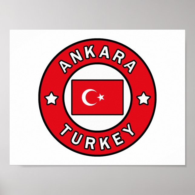 Ankara Türkei Poster (Vorne)
