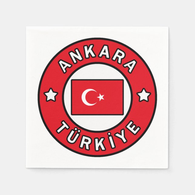 Ankara Türkiye Serviette (Vorderseite)