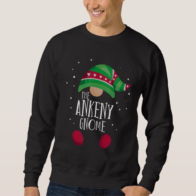 Ankeny Gnome Family Matching Christmas Pajamas Sweatshirt (Vorderseite)
